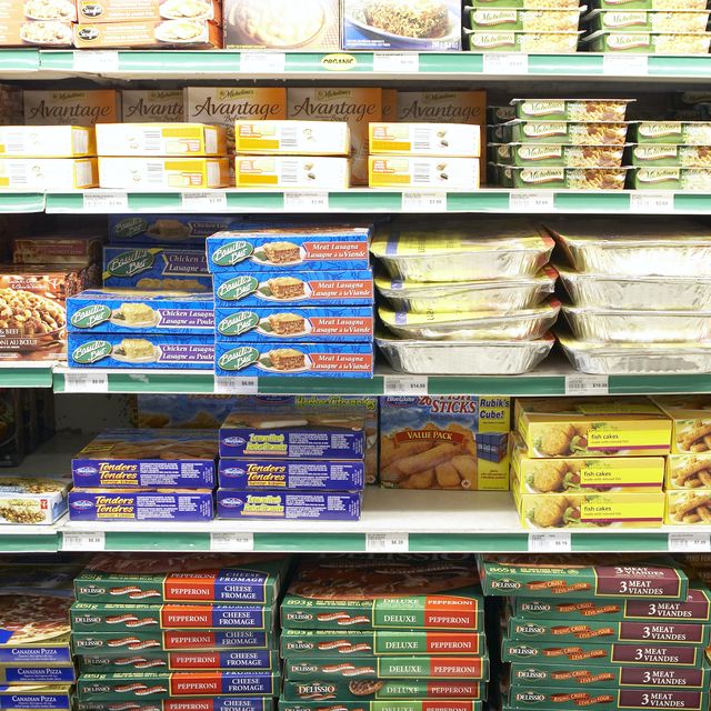 frozen foods section of grocery store