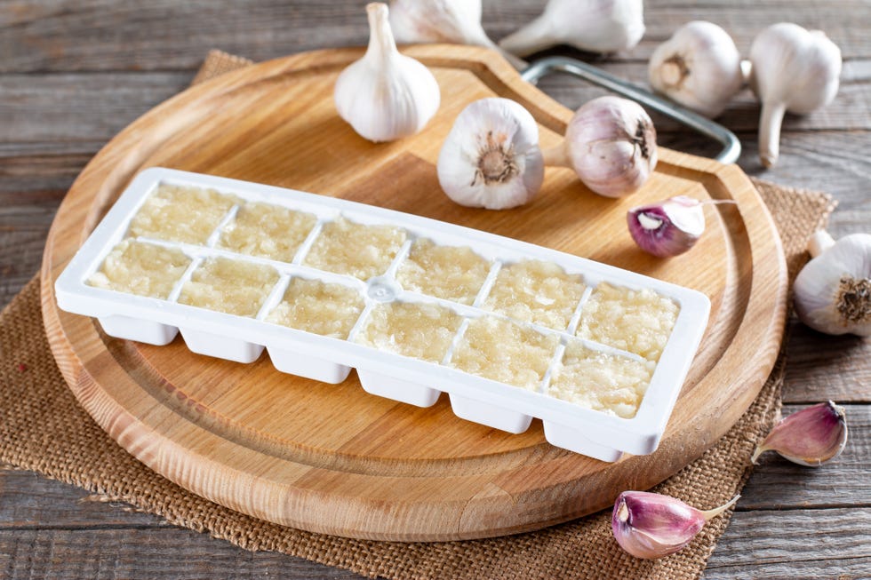 Ginger and Garlic Cubes - How to freeze, store and use