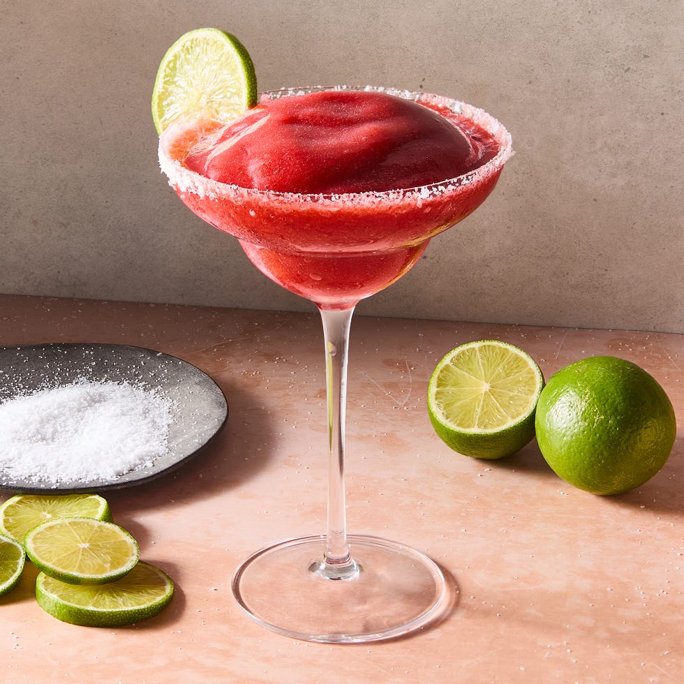 frozen strawberry margaritas