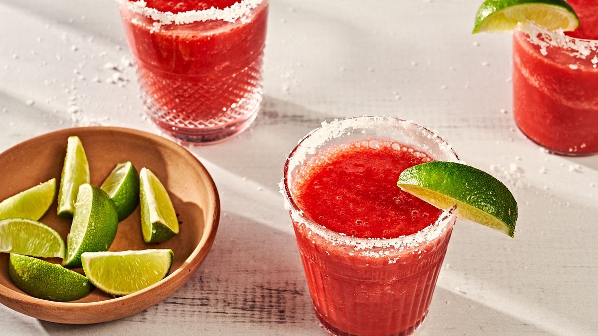 preview for These Frozen Strawberry Margaritas Get The Party Started