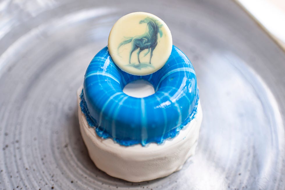 Blue, Food, Dessert, 