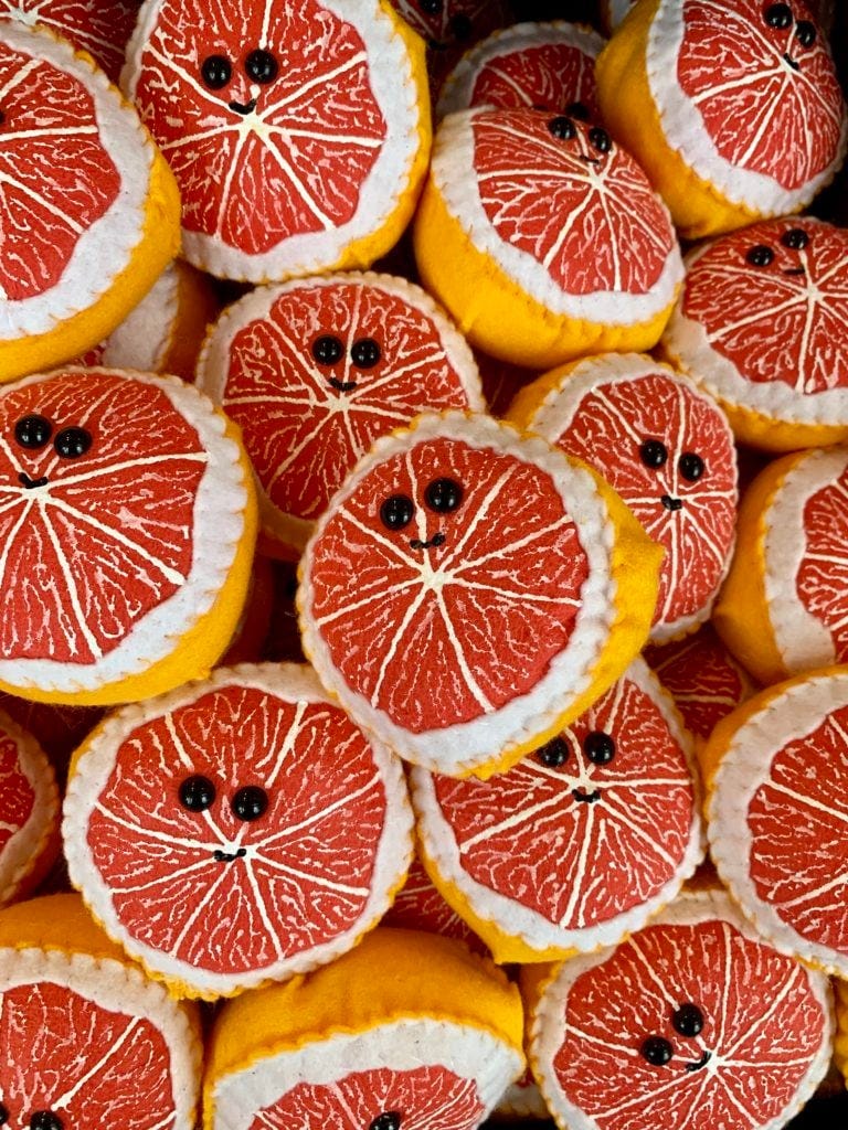 grapefruit art