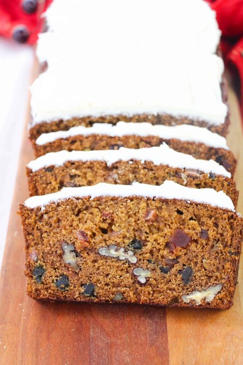 easy fruitcake with cream cheese frosting