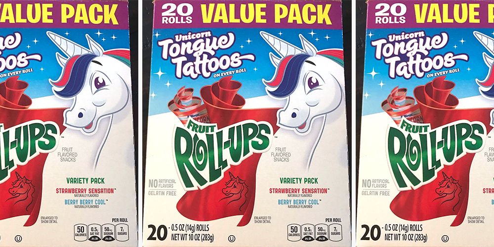 Save on Fruit RollUps Unicorn Tongue Tattoos Variety Pack  10 ct Order  Online Delivery  Giant