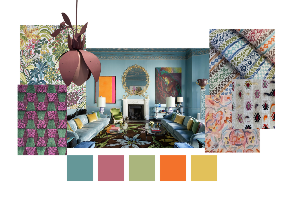 fruit salad mood board