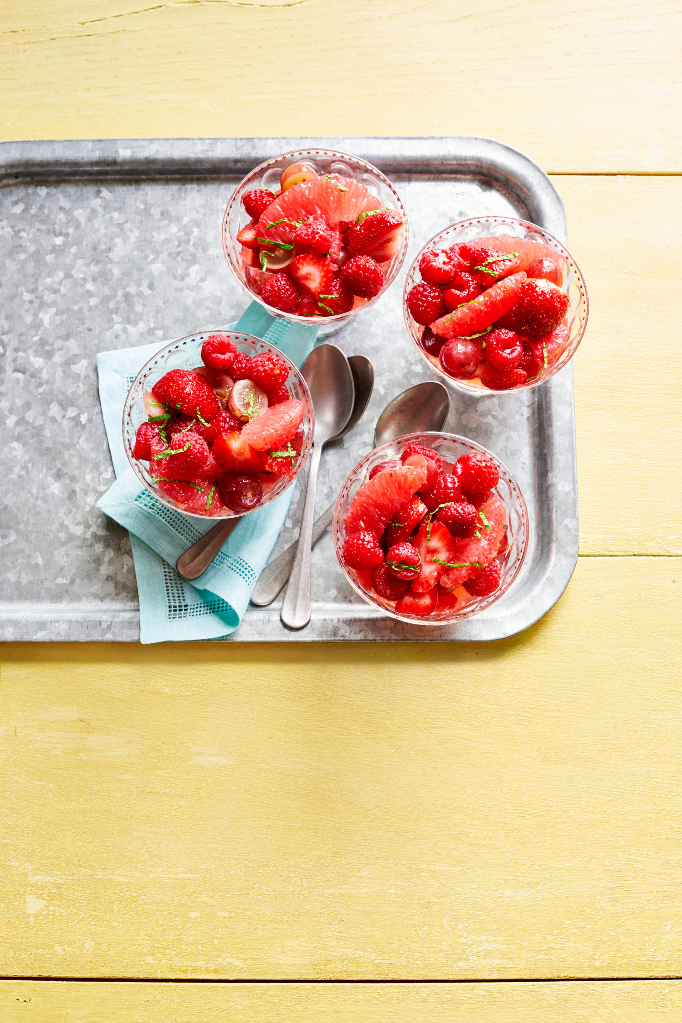 Fruit Salad with Grapefruit-Vanilla Syrup - How to Make Fruit Salad