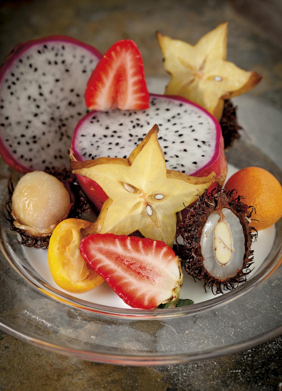 Frutas con almíbar