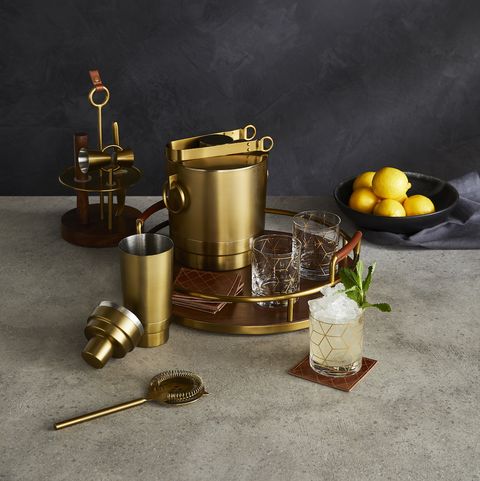 frye x crate and barrel barware collection