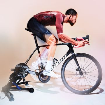 ftp test workout on bicycling trainer