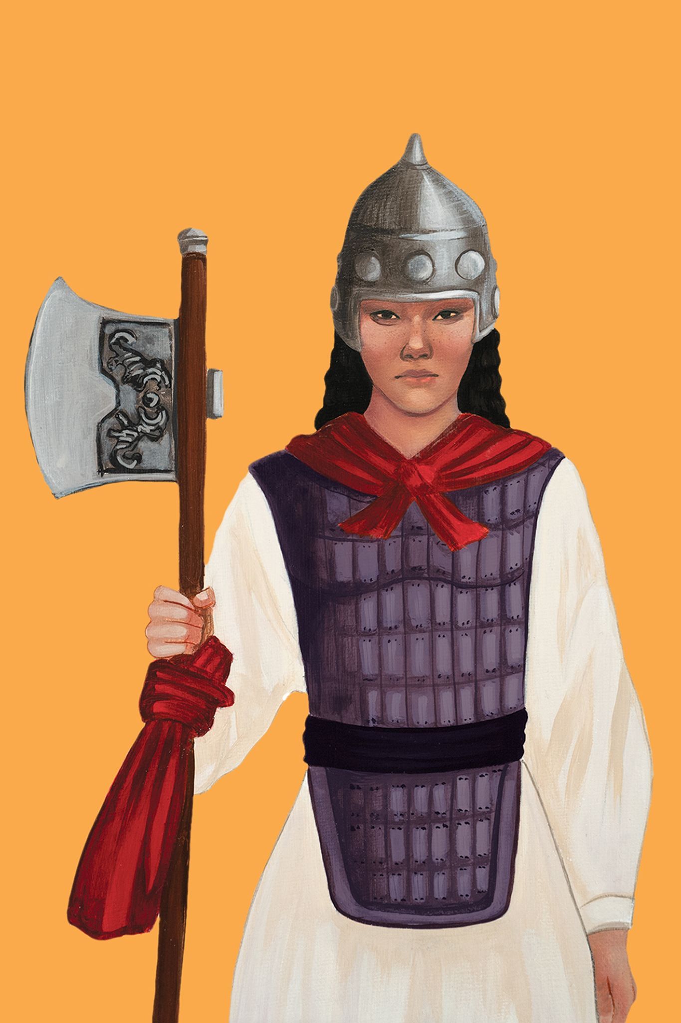 CA 1200 VC FU HAO GENERAAL  Fu Hao is waarschijnlijk de vroegste vrouwelijke krijger van wie we de naam en geschiedenis kennen Ze was een echtgenote van keizer Wu Ding legerleider werd ze op eigen kracht Vermoedelijk voerde ze troepen aan en leidde ze militaire veldtochten In haar graftombe lagen meer dan honderd wapens