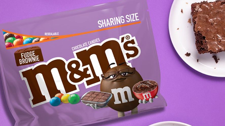 M&M's Fudge Brownie Chocolate Candy, Sharing Size - 9.05 oz Bag