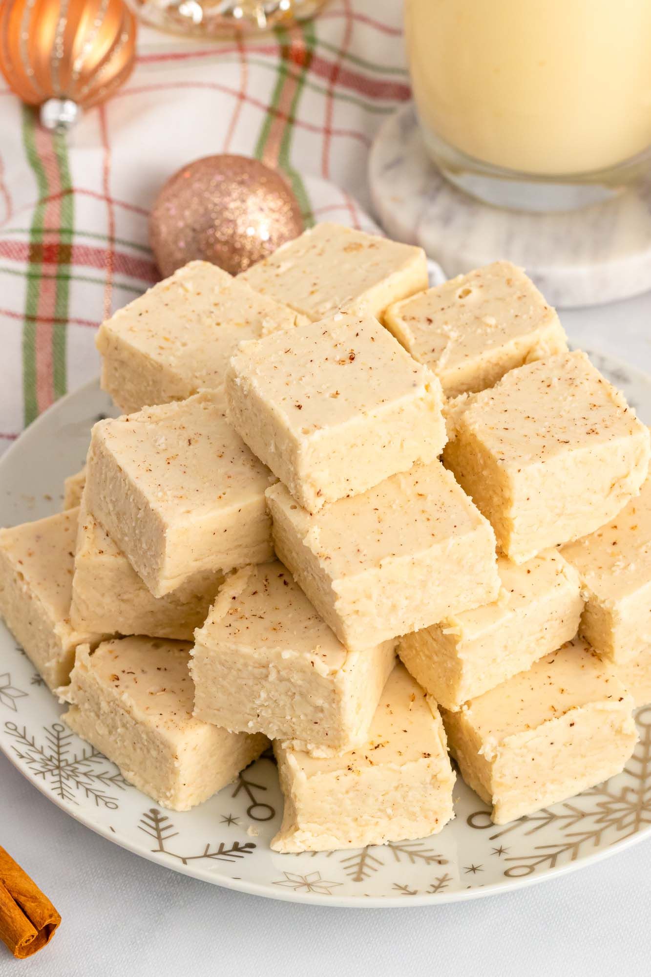 Creamy Peanut Butter Fudge - Barefeet in the Kitchen