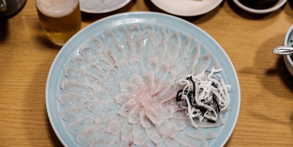 fugu sashimi
