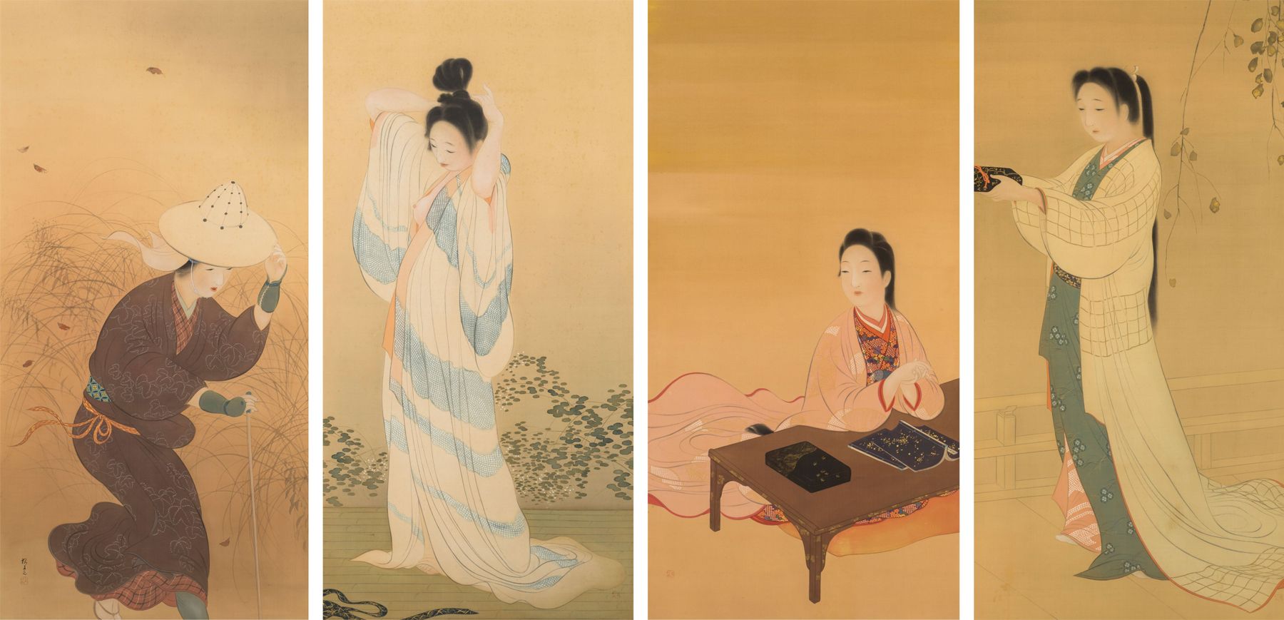 上村松園の「雪女」が初公開。京都・福田美術館で「美人のすべて」展が