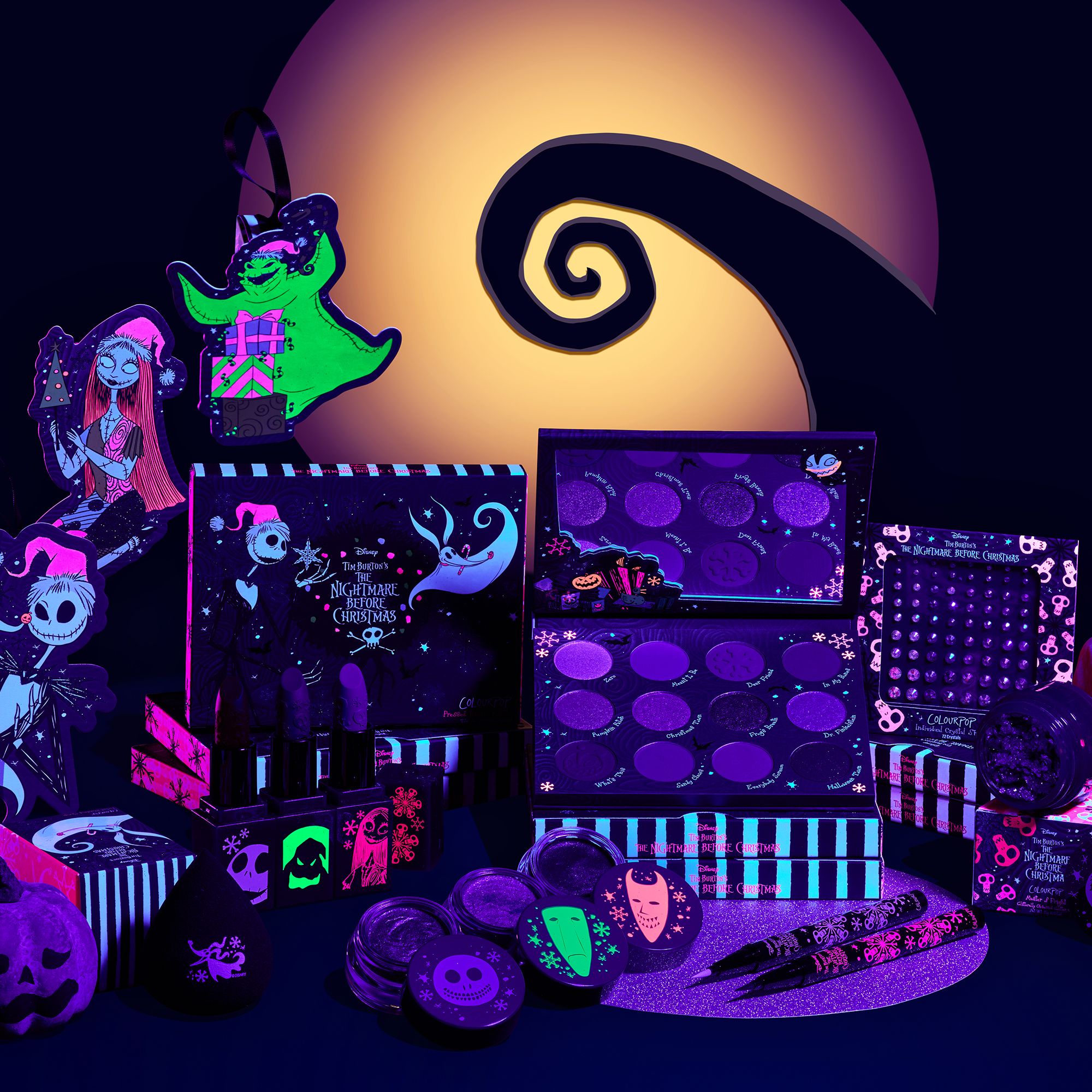 Colourpop X Disney THE NIGHTMARE BEFORE CHRISTMAS FULL Collection -SOLD good OUT