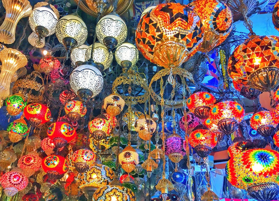 March city breaks: Colorful Lanterns For Sale In Market