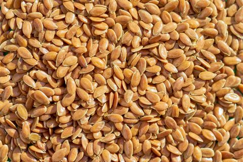 full frame shot of flax seeds