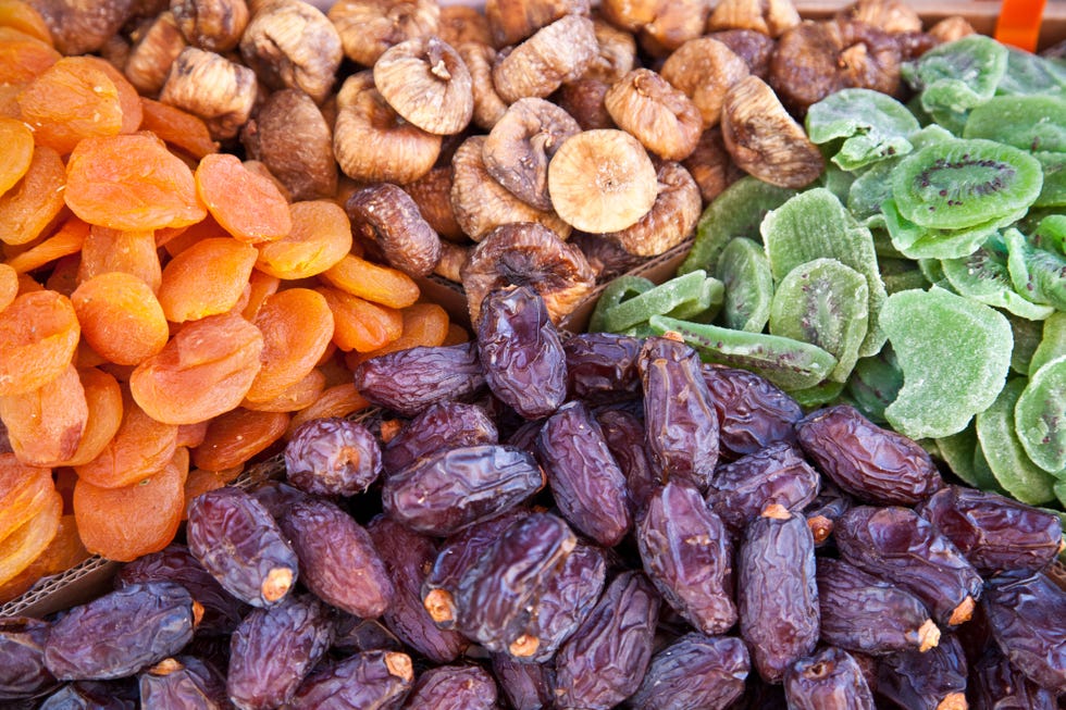 fruta deshidratada