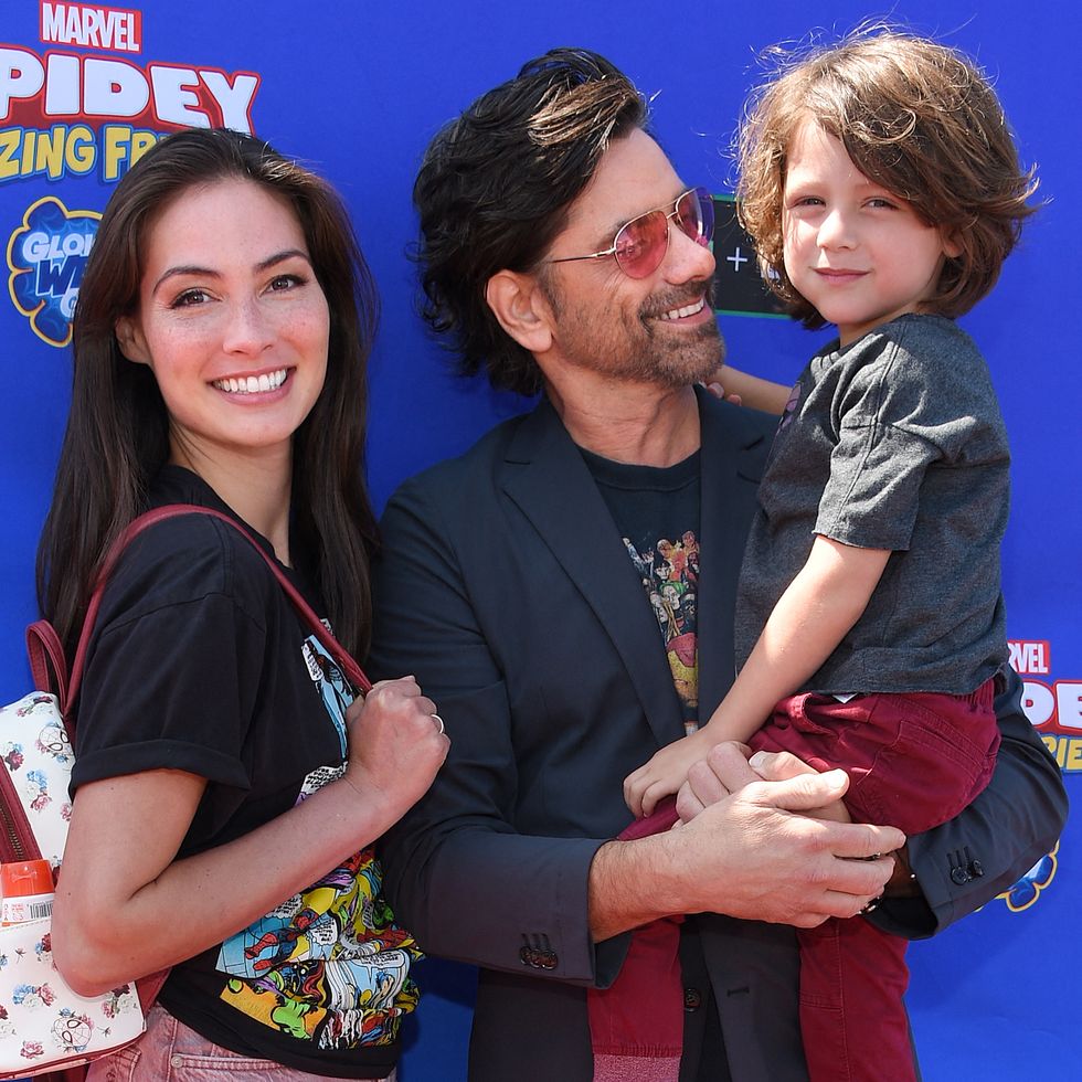 'full house' cast member john stamos with his wife, caitlin mchugh, and their son, billy stamos