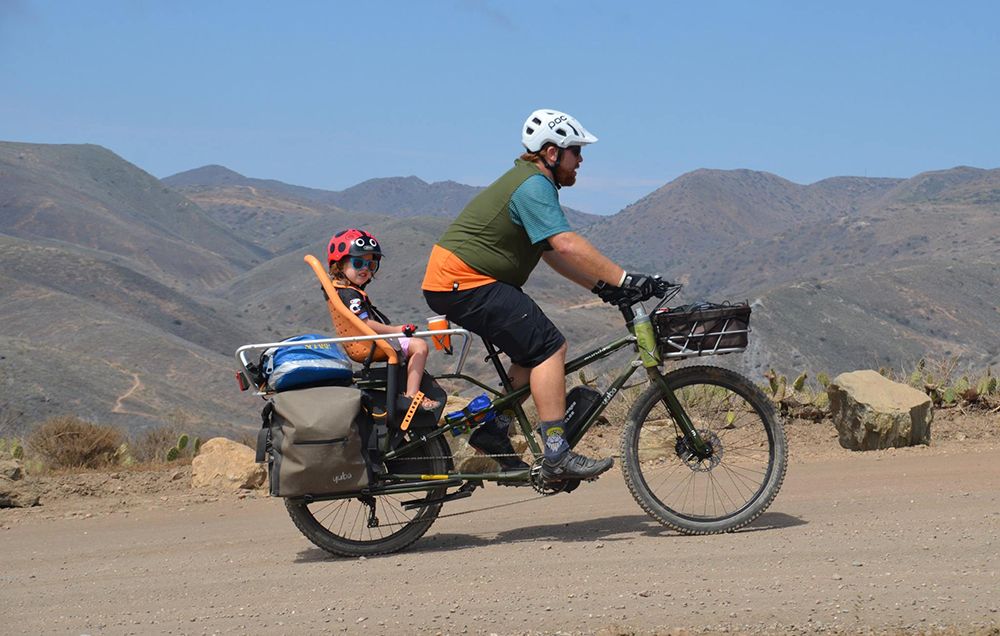 kerry waldman e-bike cargo bikepacking catalina island