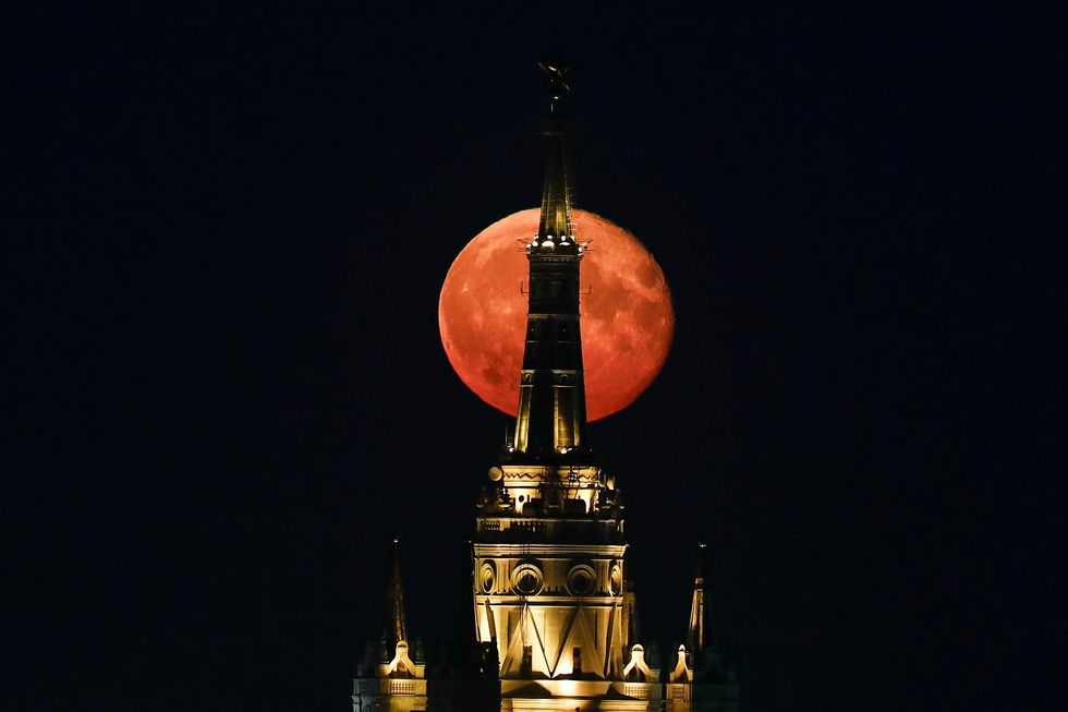 full moon over moscow