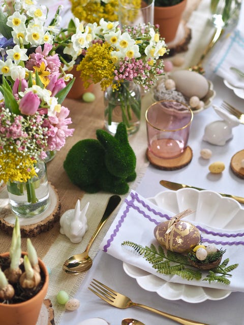 20 Ways to Set an Elegant Spring Table - Spring Table Decorations