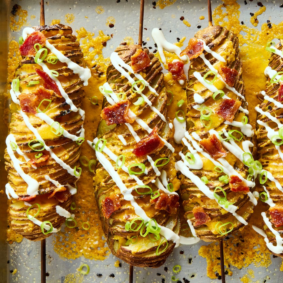 fully loaded tornado potato with sour cream scallions cheddar cheese and gochugaru
