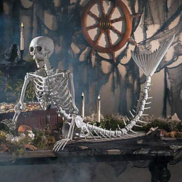 This 6-Foot Mermaid Skeleton Will Be the Star of Your Halloween ...