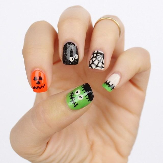 fun halloween activities manicure
