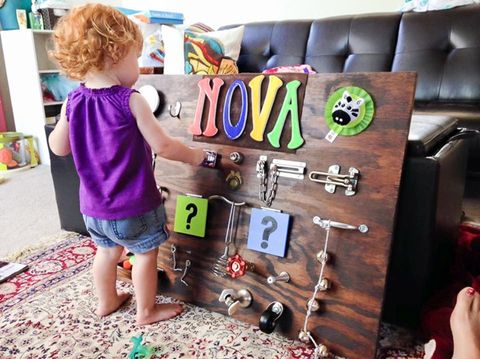 Fun Toddler Activities - Busy Board