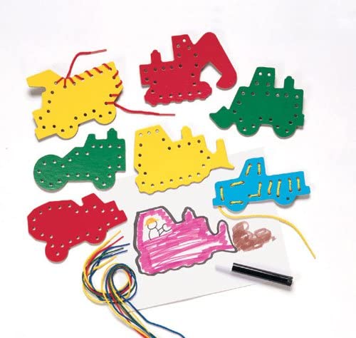 Fun Toddler Activities - Lacing Cards