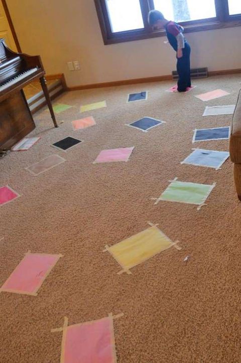 Fun Toddler Activities - The Floor Is Lava