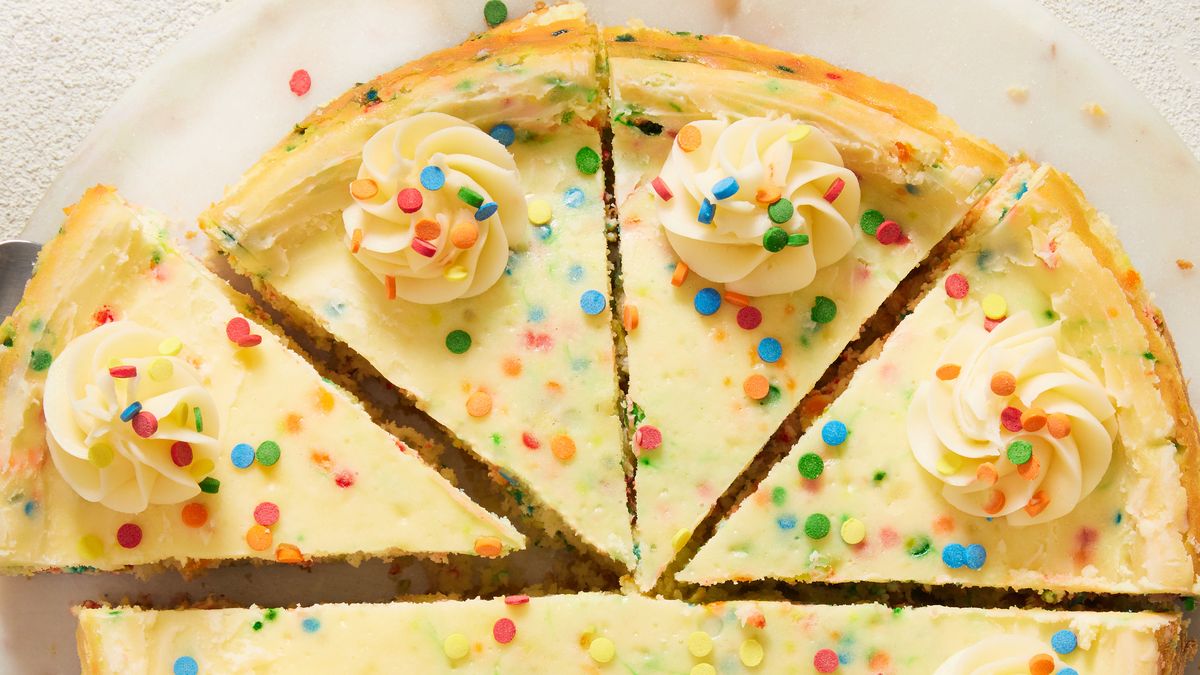 preview for This Funfetti Cheesecake Is The New Birthday Cake
