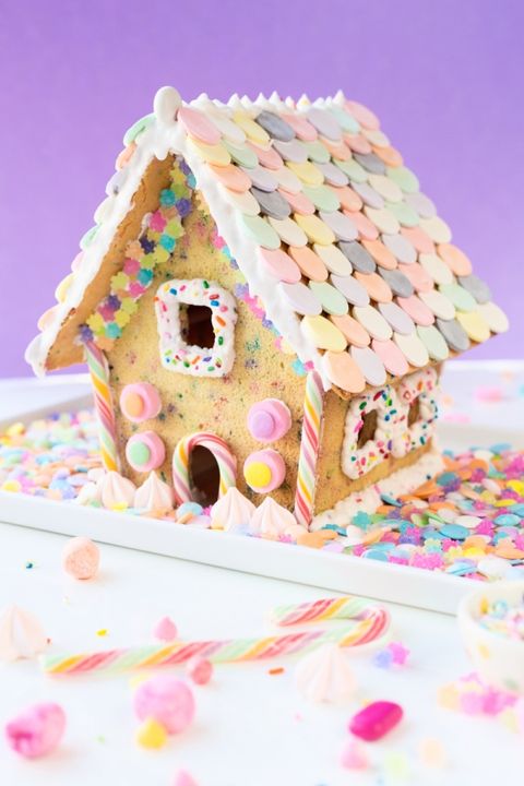 funfetti gingerbread house idea