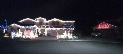 Christmas lights, Light, Christmas decoration, Lighting, Interior design, Night, Home, Christmas, House, Midnight, 
