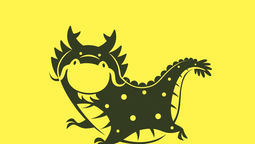 funny dragon symbol