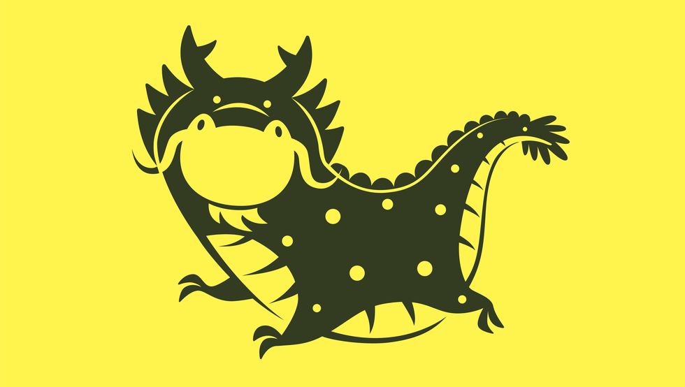 funny dragon symbol