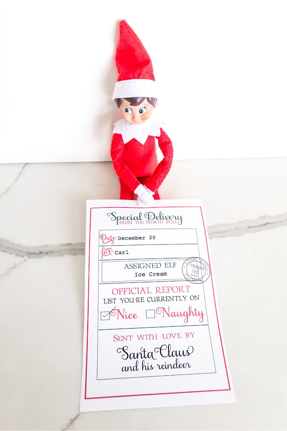 funny elf on the shelf ideas naughty or nice report card