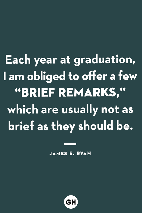 funny graduation quotes — james e ryan