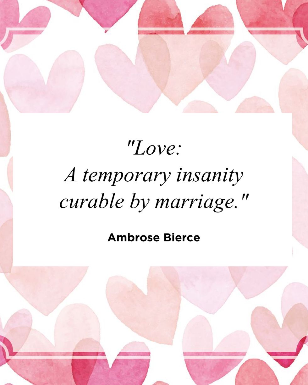 funny love quotes Ambrose Bierce