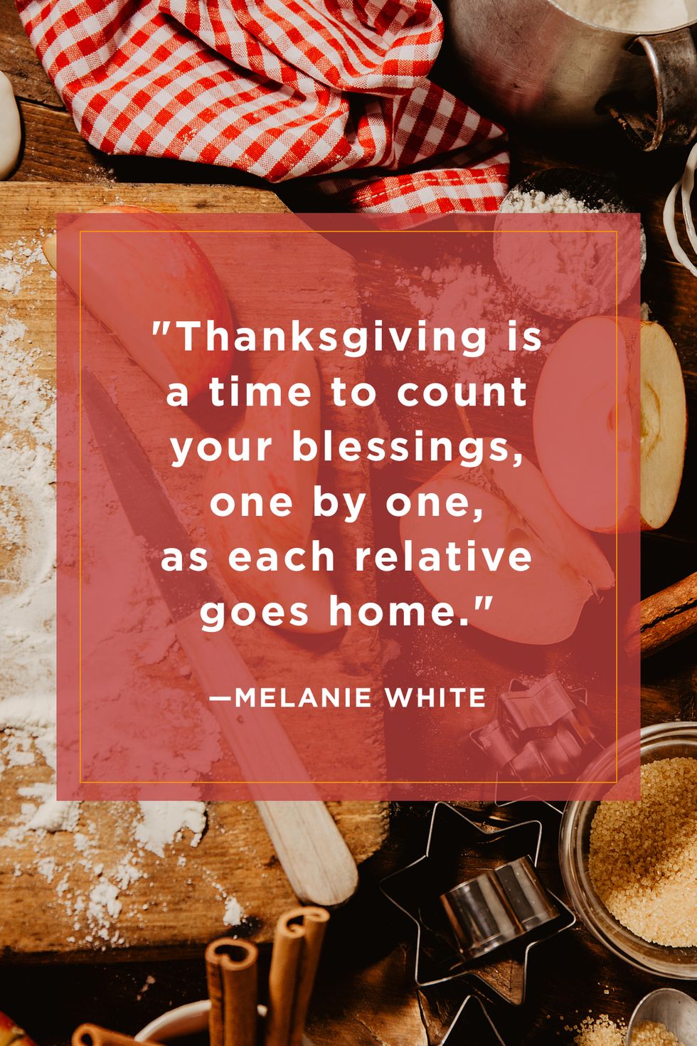 Melanie White Funny Thanksgiving Quotes