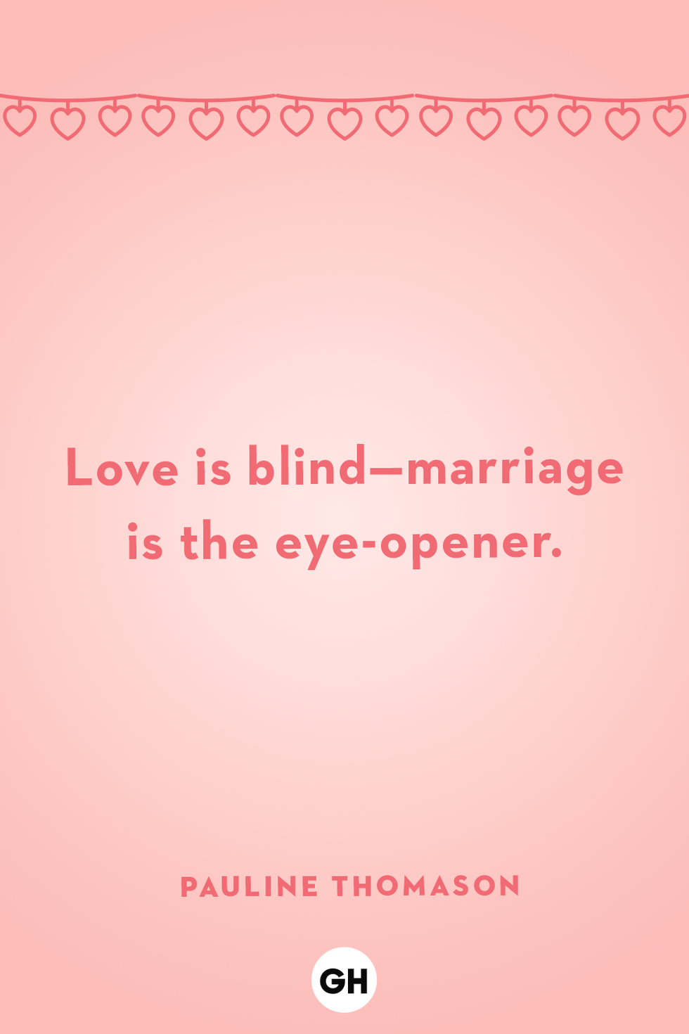 funny valentines day quote on a pink background