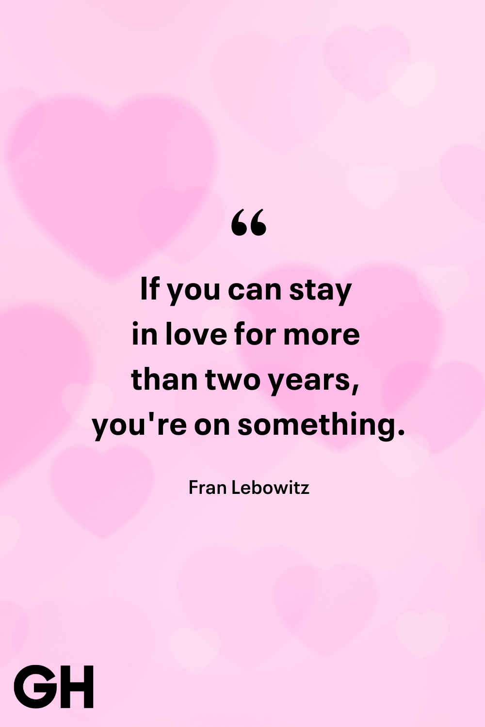 quote about love on a pink heartthemed background