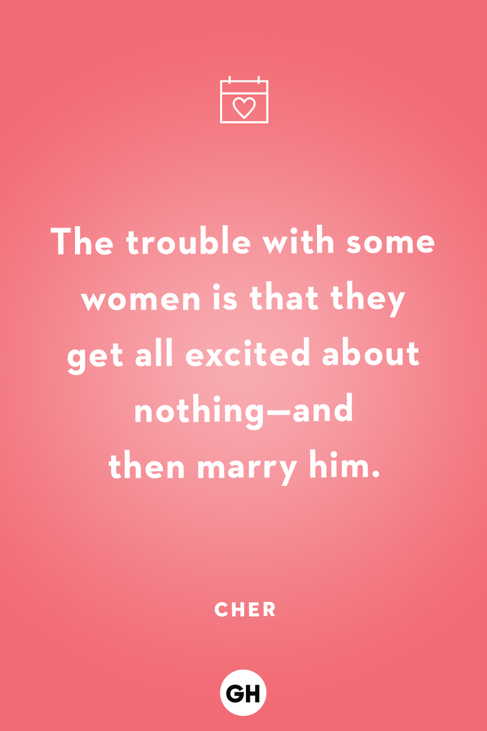 funny valentines day quote on a dark pink background