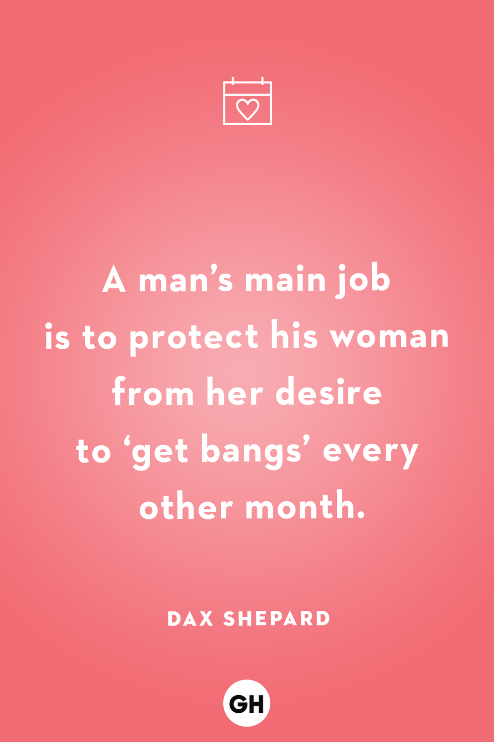 funny valentine's day quote on a dark pink background