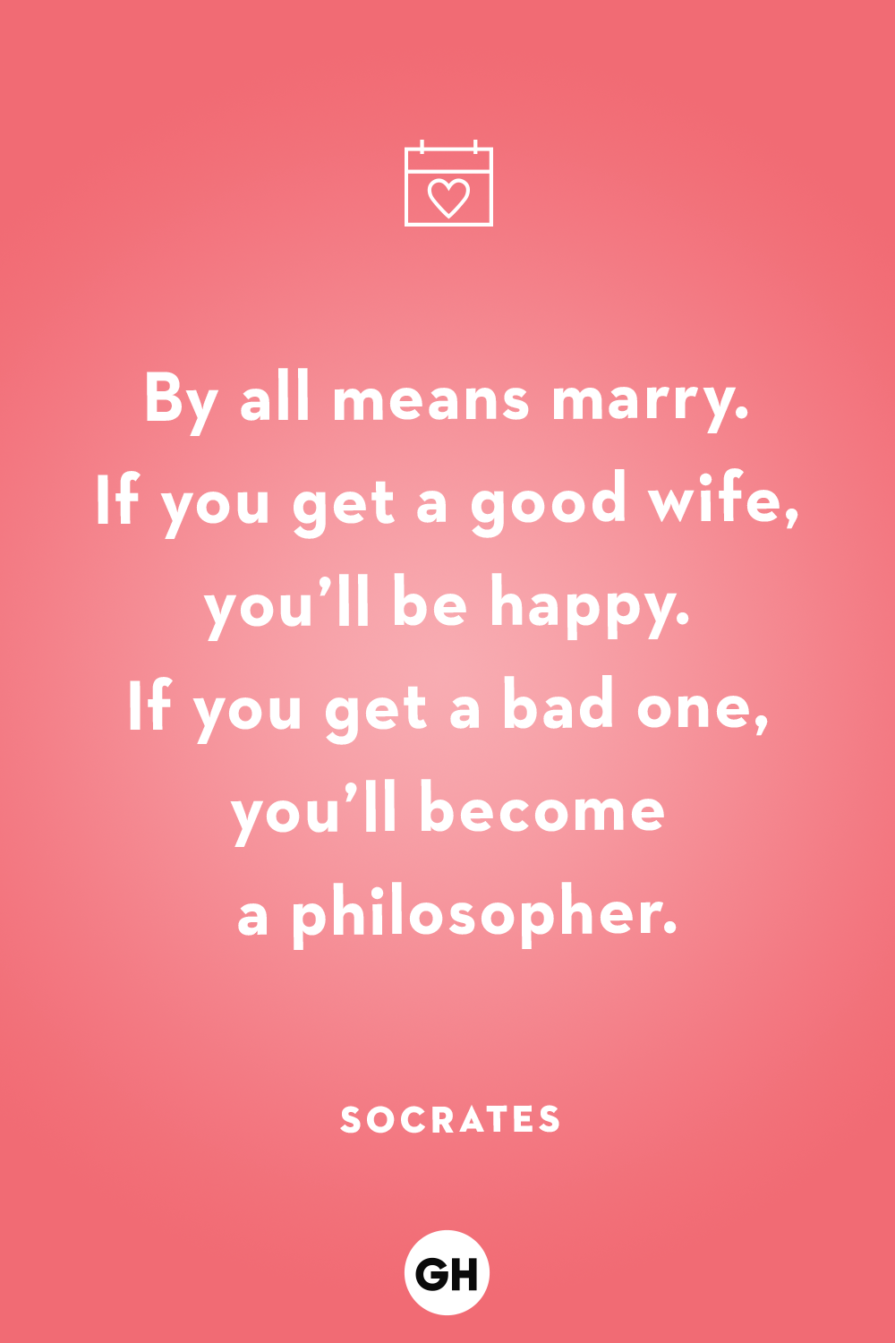 funny valentines day quote on a dark pink background