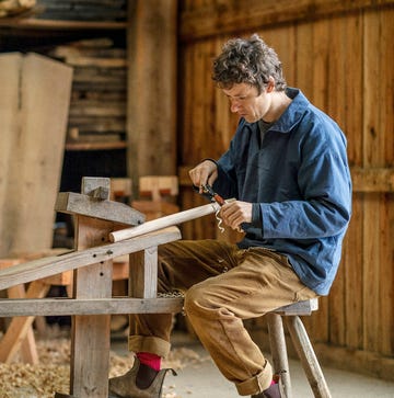 a person sitting on a chair