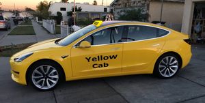 Tesla Model 3 taxi