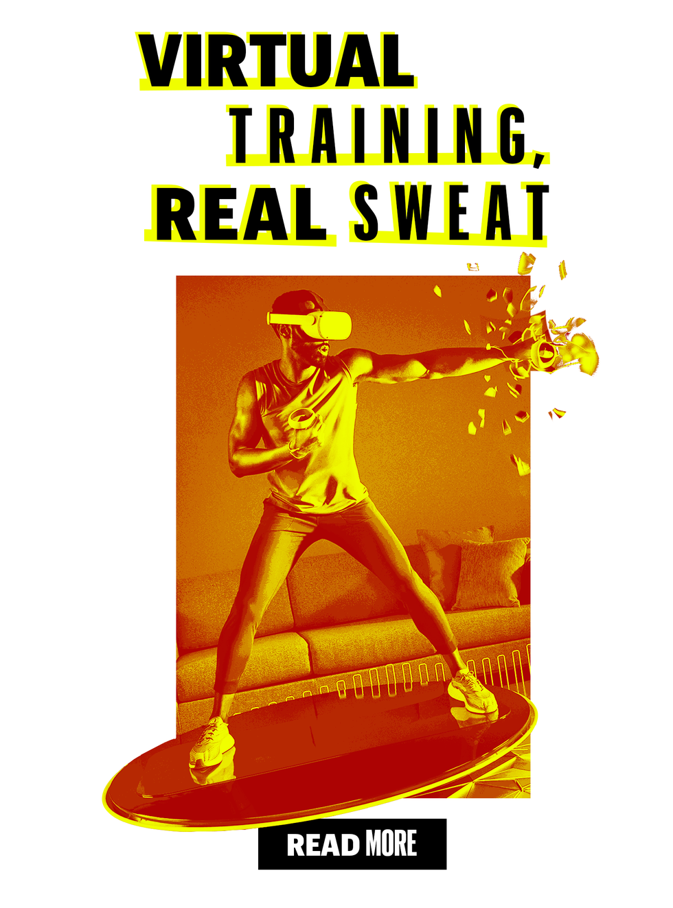virtual training, real sweat