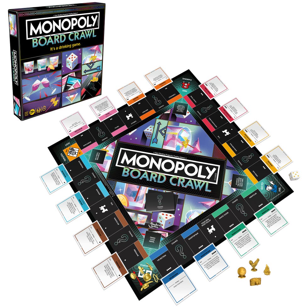 monopoly board crawl